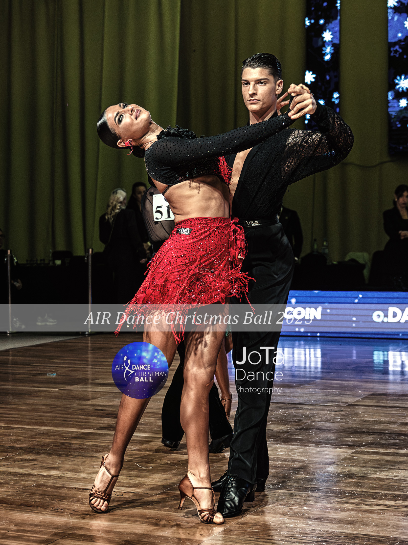 Zdjęcie 34 z turnieju tanecznego Air Dance Christmas Ball 2025 — ballroom, latin