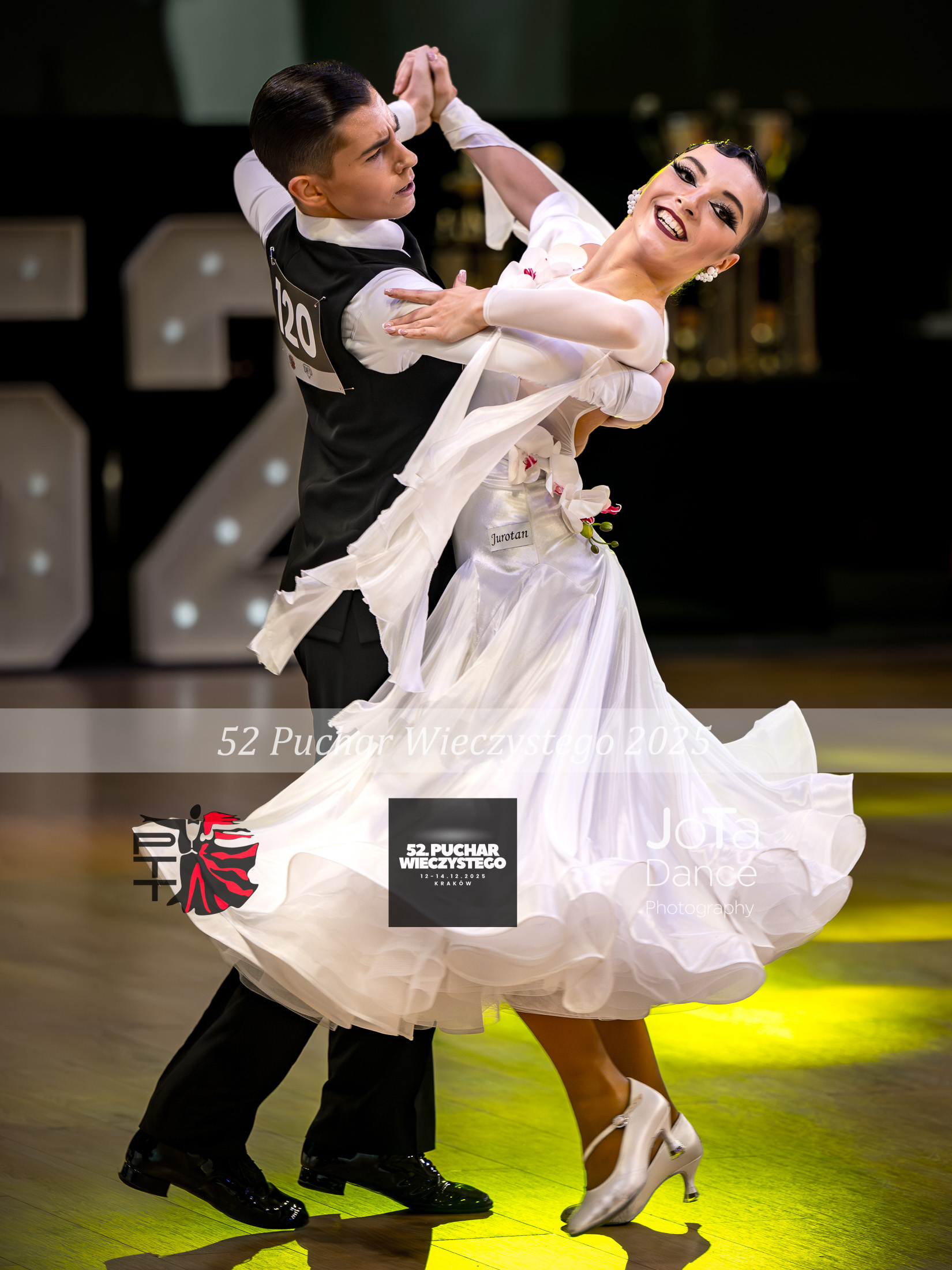 Zdjęcie 12 z turnieju tanecznego 52 Turniej o puchar prof. Wieczystego 2025 — ballroom, latin
