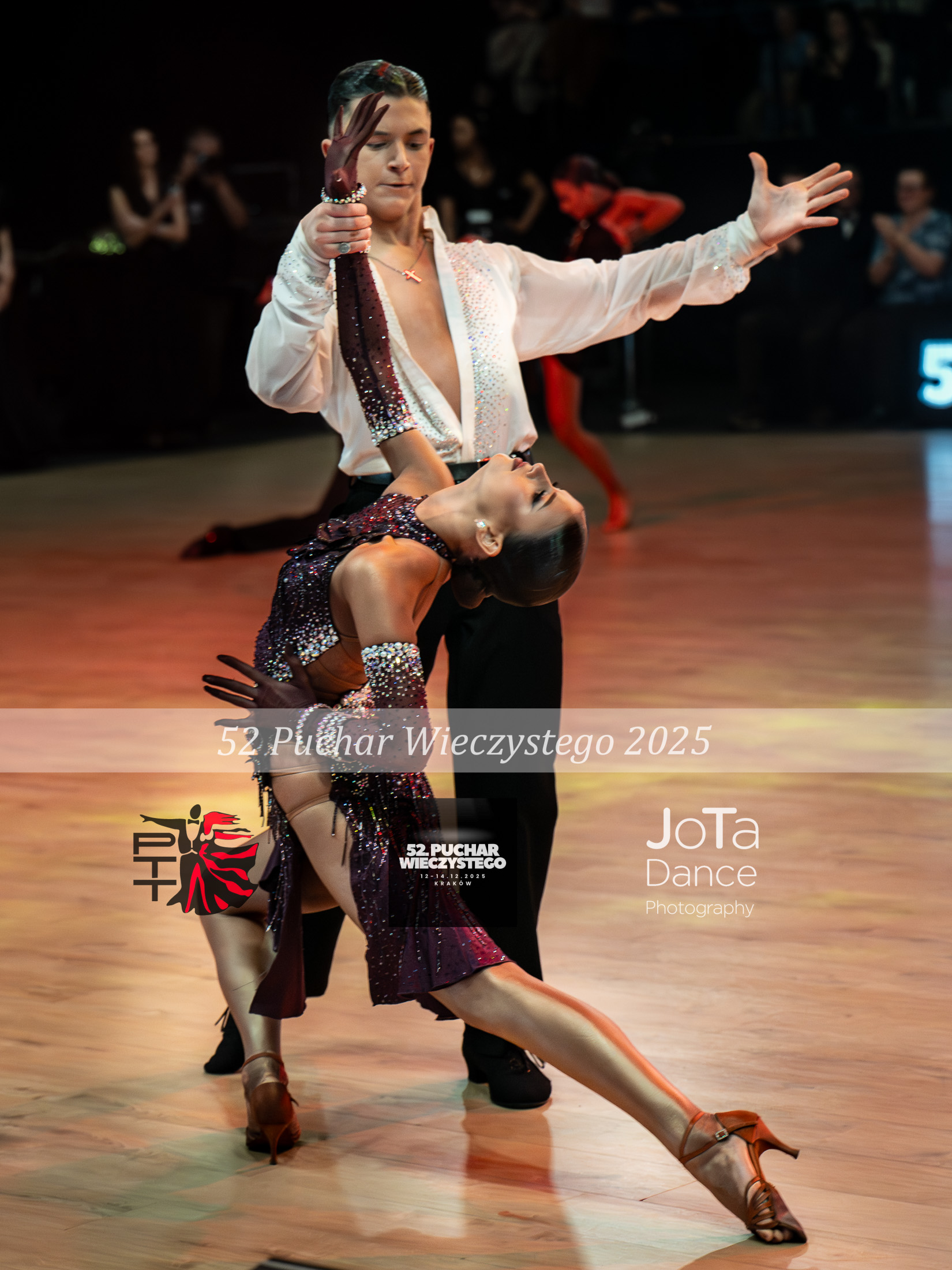 Zdjęcie 32 z turnieju tanecznego 52 Turniej o puchar prof. Wieczystego 2025 — ballroom, latin