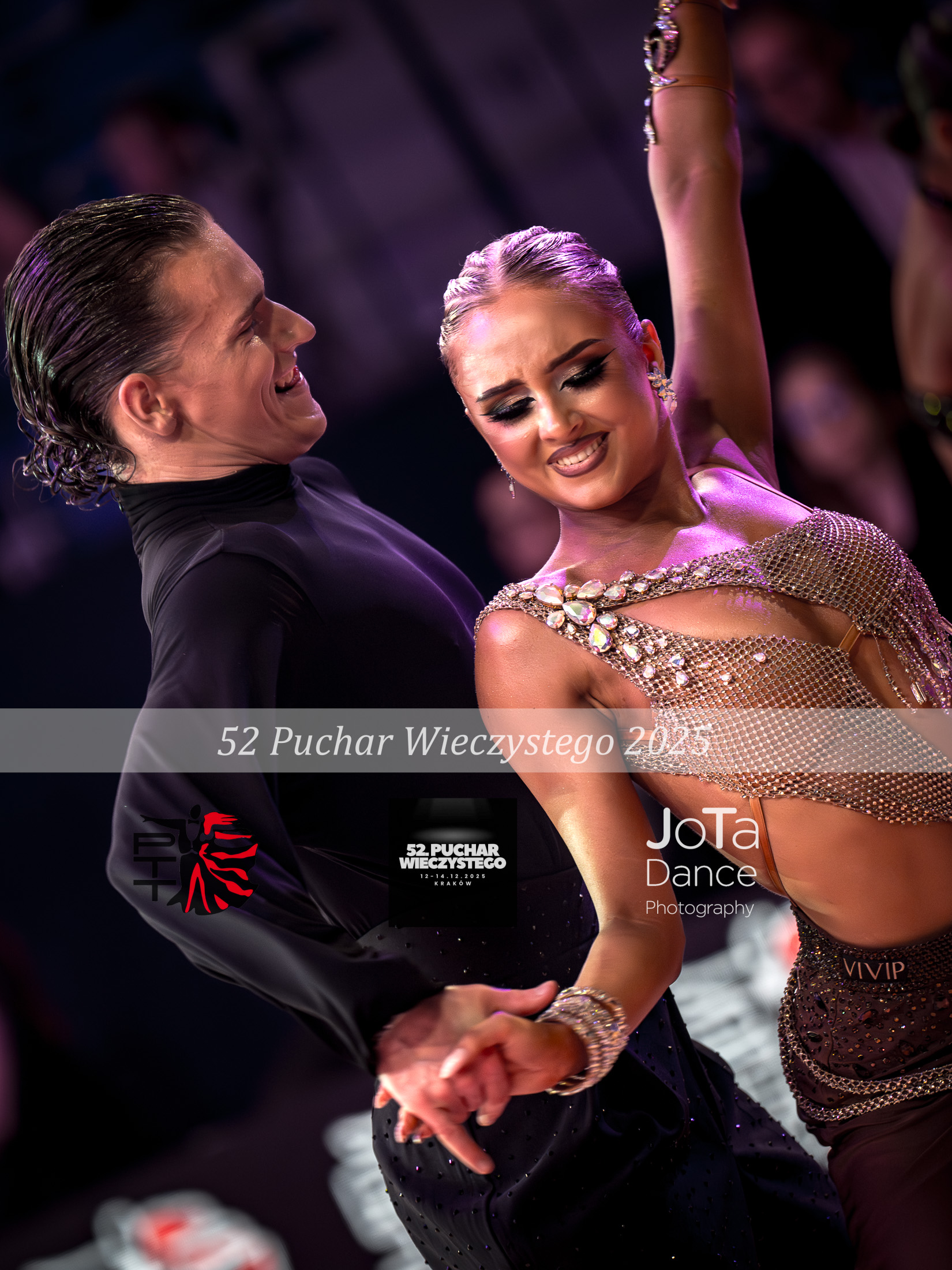 Zdjęcie 43 z turnieju tanecznego 52 Turniej o puchar prof. Wieczystego 2025 — ballroom, latin