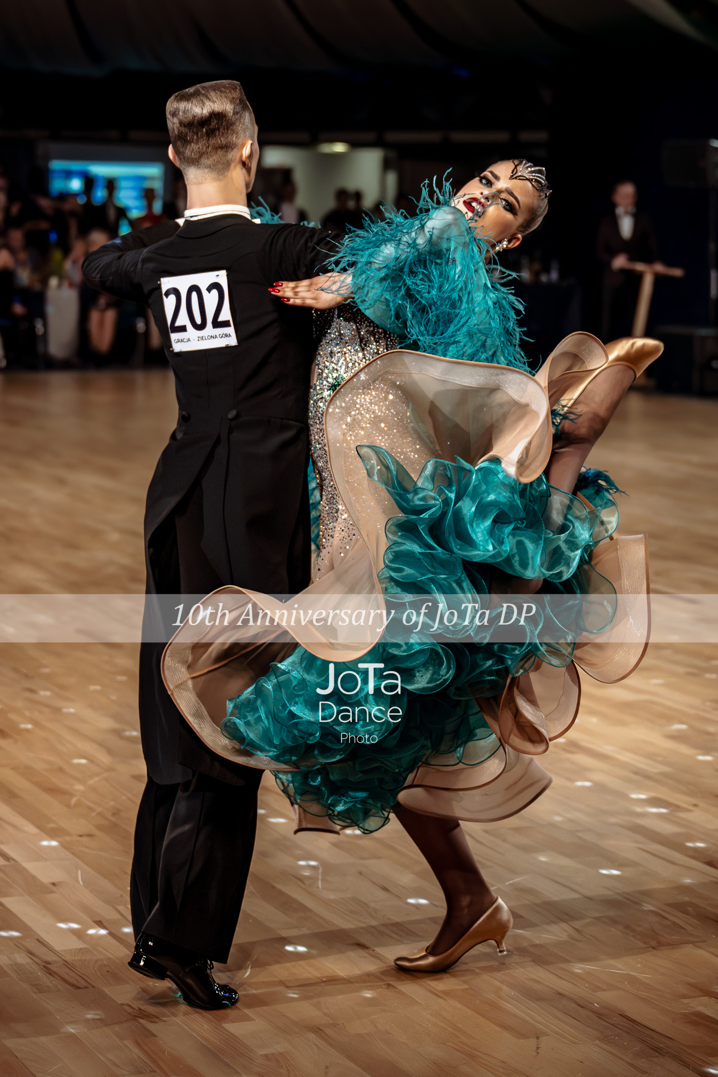 Zdjęcie 21 z turnieju tanecznego Mistrzostwa Polski PTT w Tańcach Standardowych Zielona Góra 2023 — ballroom, latin