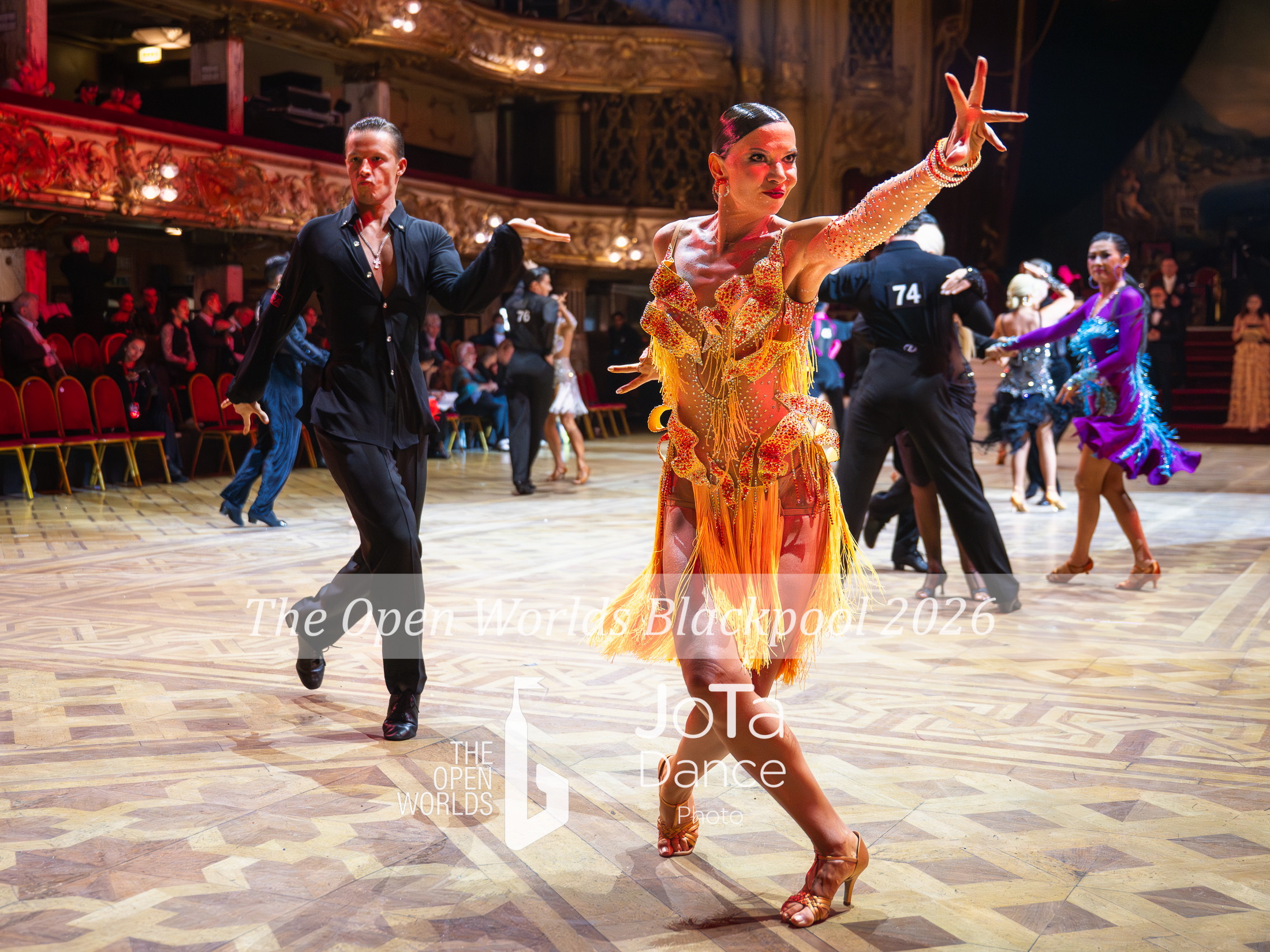Zdjęcie 50 z turnieju tanecznego The Open Worlds 2026 — ballroom, latin